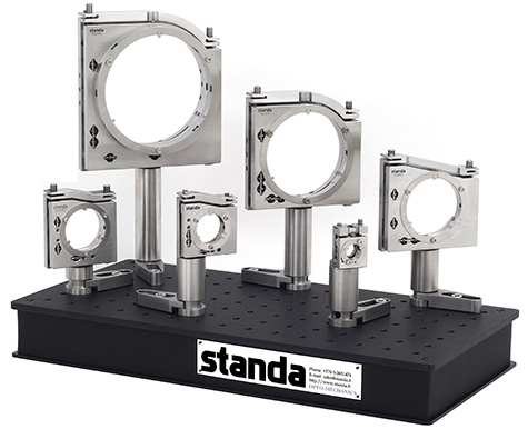 All available 5KVDOM series optics diameters range (for 0.5, 1, 1.5, 2, 3, 4 inch optics)