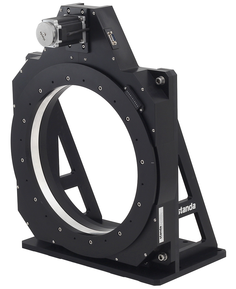 Vertical Mounting Example of Rotary Table with Large Aperture