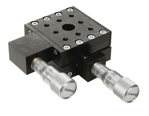 Low Profile two-Axis Aluminium Translation Stage of Side Control