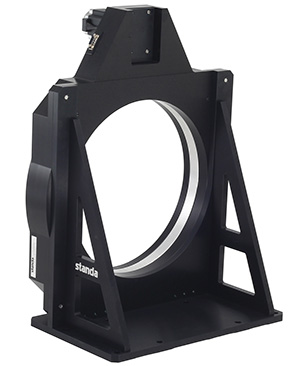 Vertically Mounted Motorized Rotation Stage with Large Aperture  (350 mm) Platform