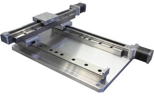 Vacuum Compatible Motorized XY Linear Translation Stage