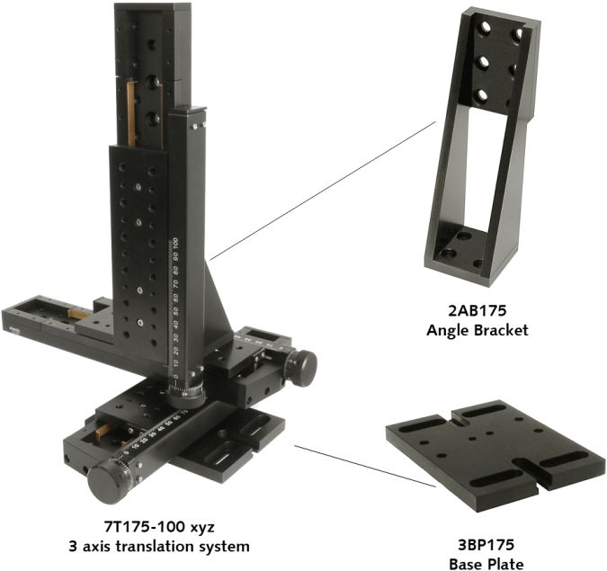 SIS XY Dual Axis Translation Stage / Lateral Adjuster with Rotating